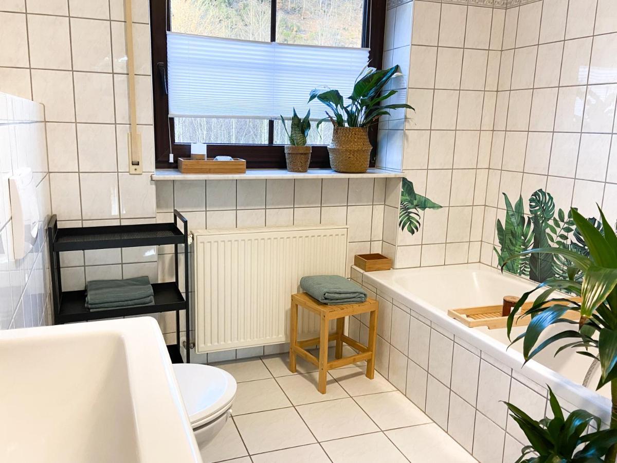 Ferienwohnung Burgpanorama ดาห์น ภายนอก รูปภาพ